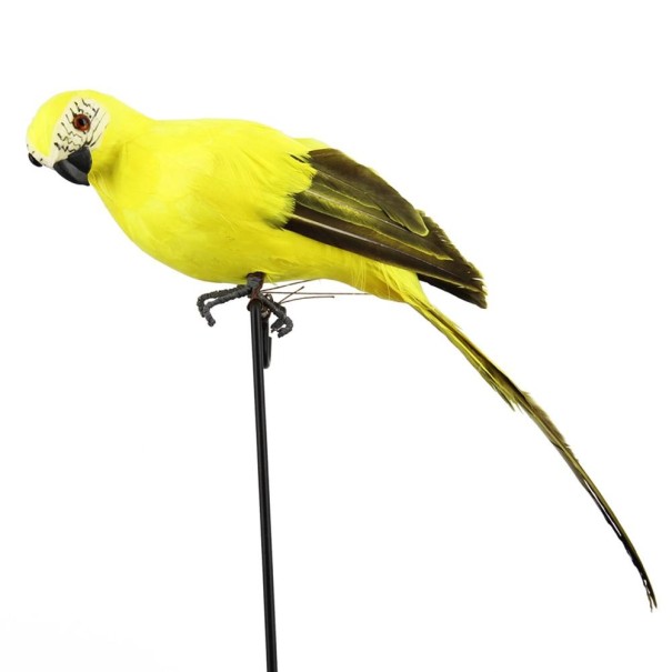 Decorazione pappagallo giallo