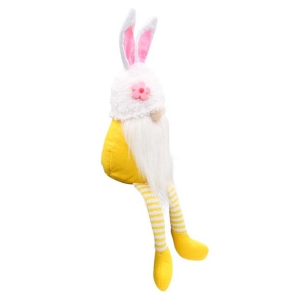 Decorazione pasquale gnomo giallo 2