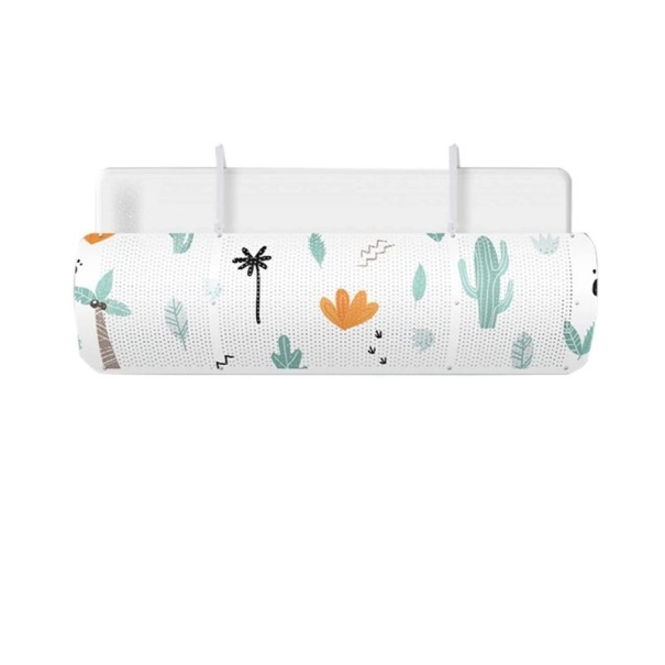 Defletor para ar condicionado com impressão Capa de vento contra o fluxo direto com aberturas Defletor de ar para ar condicionado 84 x 23 cm V333 1