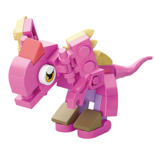 Δεινόσαυρος 4 x 9 x 5 cm Μίνι 3D κατασκευή 35 τεμ Μικρές κατασκευαστικές τουβλίτσες Δημιουργικός κατασκευαστής για παιδιά Μικρό μοντέλο από τουβλάκια 1