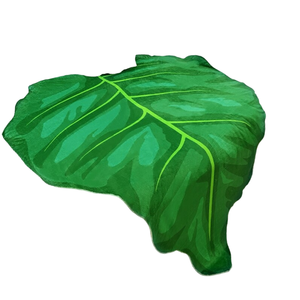 Deka em forma de folha 130 x 150 cm 3