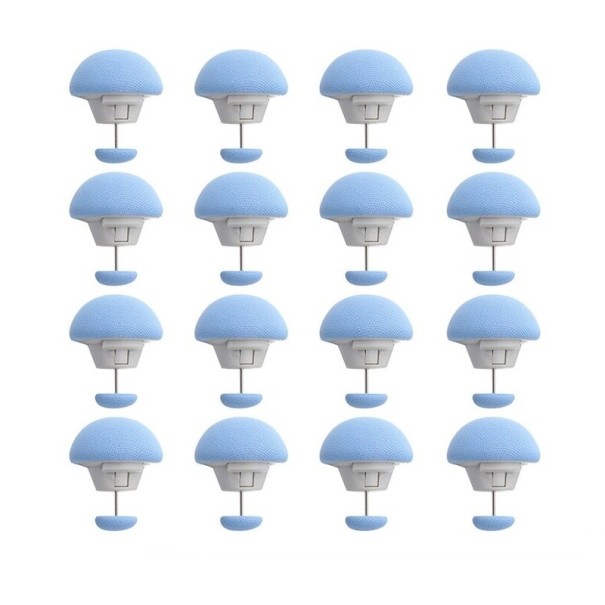 Dekenhouder 16 stuks blauw