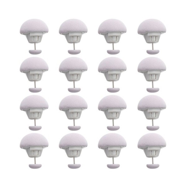 Dekenhouder 16 stuks grijs