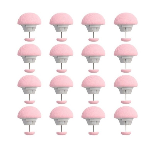 Dekenhouder 16 stuks roze