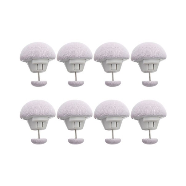 Dekenhouder 8 stuks grijs