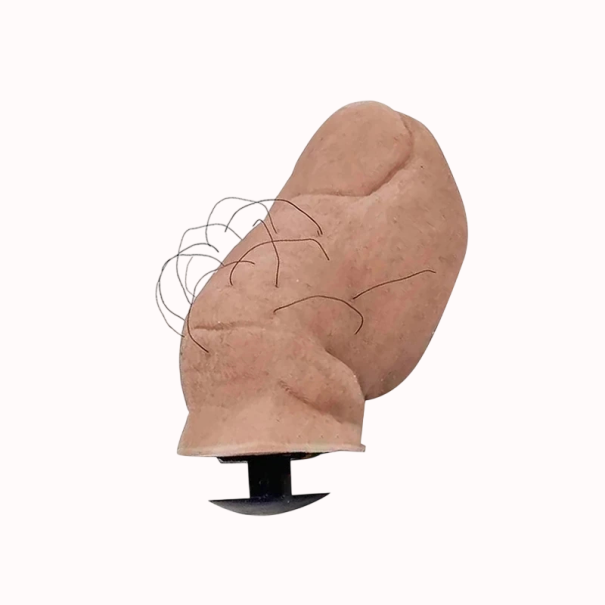 Dekorace na crocsy 3D chlupatý palec 4 cm silikonová ozdoba tělová doplněk do nazouváků děrované boty výrazný design 1