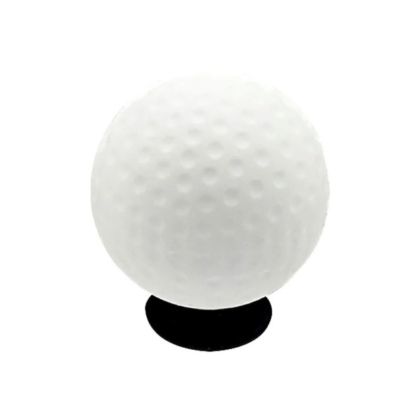 Dekorace na crocsy 3D golfový míč 3–5 cm PVC bílá ozdoba do nazouváků doplněk do děrovaných bot sportovní motiv 1