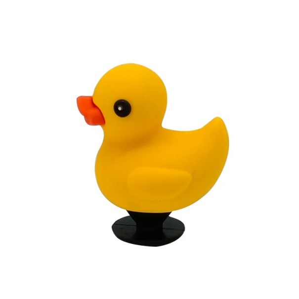 Dekorace na crocsy 3D kachnička 3–5 cm PVC žlutá ozdoba do nazouváků doplněk do děrovaných bot výrazná dekorace 1