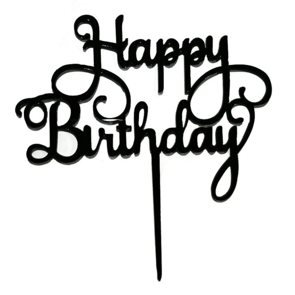Dekorácia na tortu Happy Birthday 8