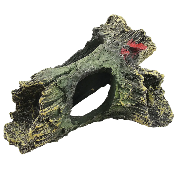 Dekoracja akwariowa jaskinia 14 x 9 x 6 cm Ukrycie dla ryb Dekoracja z żywicy do akwarium Nietoksyczna ozdoba Bezpieczne akwarystyczne akcesoria 1