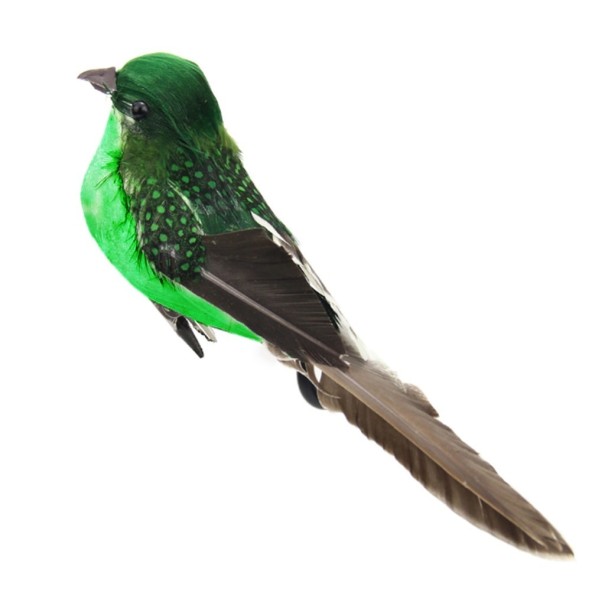 Dekoracja ptaka C499 zielony