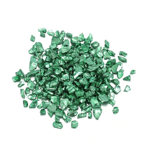 Dekorační kamínky 1 - 3 mm 50 g zelená