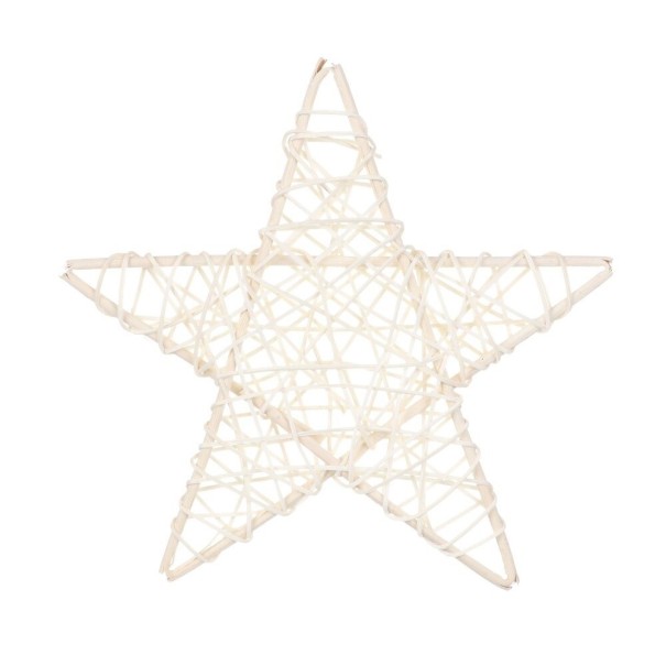 Dekoracyjna gwiazda z rattanu 20 cm