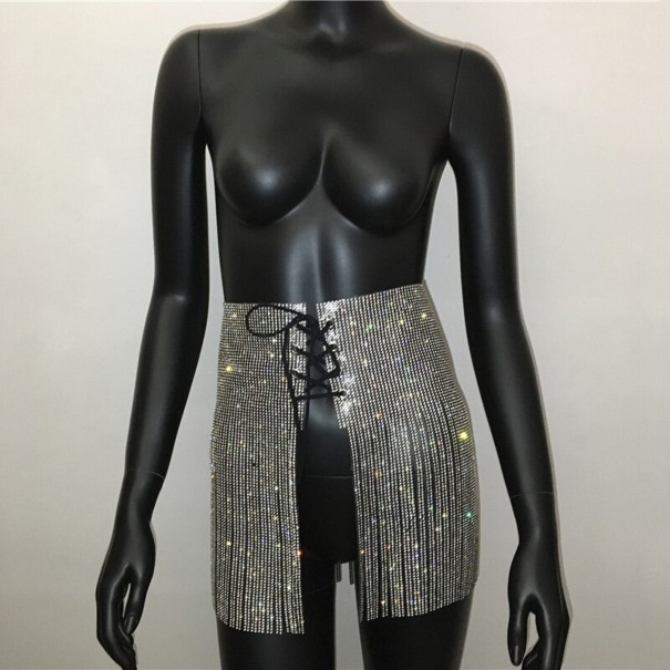 Dekoracyjna spódnica damska z wiązaniami M 6