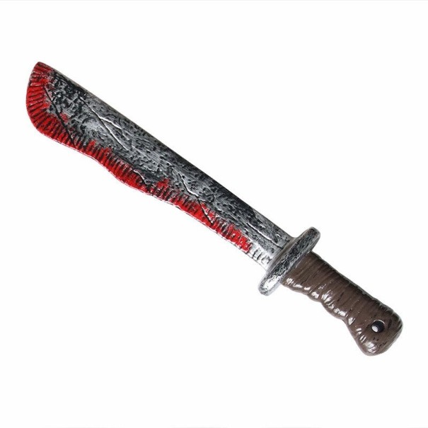 Dekoration blutige Machete 43 cm 1