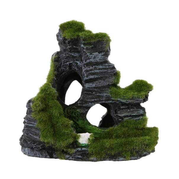 Dekoration für das Aquarium 11x5,5x9,5 cm Höhle für Fische Harzversteck Ungiftige Aquariendekoration Sicher für Wasser Realistisches Design