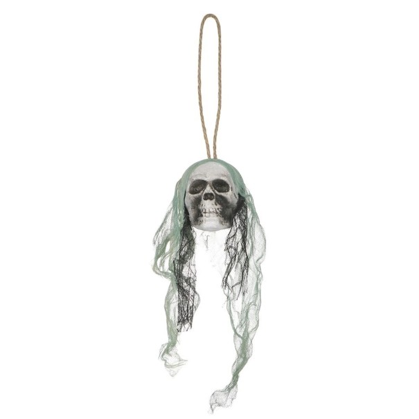Dekoration hängender Totenkopf 36 cm 8