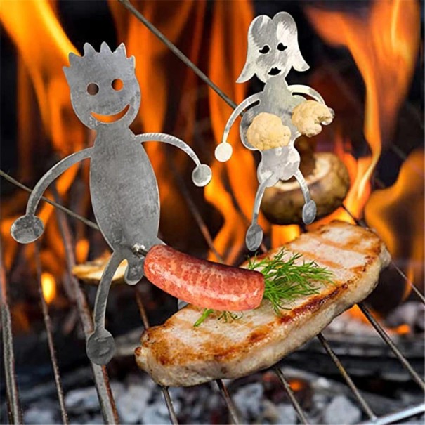 Dekoration på en rostning gaffel