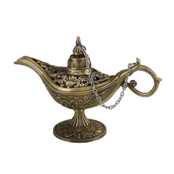 Dekorativ Aladdins lampe C489 bronze