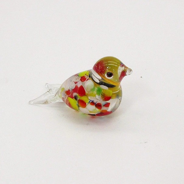 Dekorativ glasfugl 3