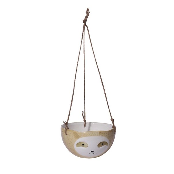 Dekorativ hängande blomkruka C947 beige
