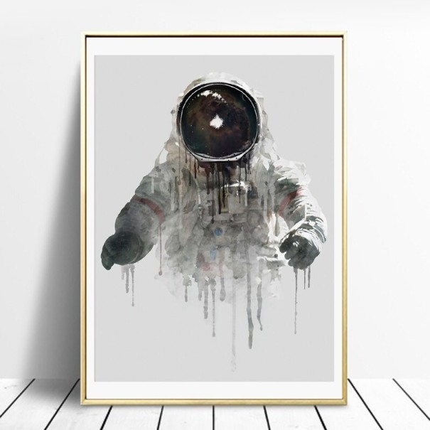 Dekoratív kép egy űrhajós, vászon 2