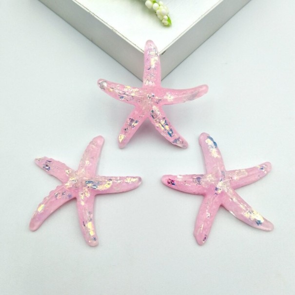 Dekoratív miniatűr tengeri csillag 10 db világos rózsaszín