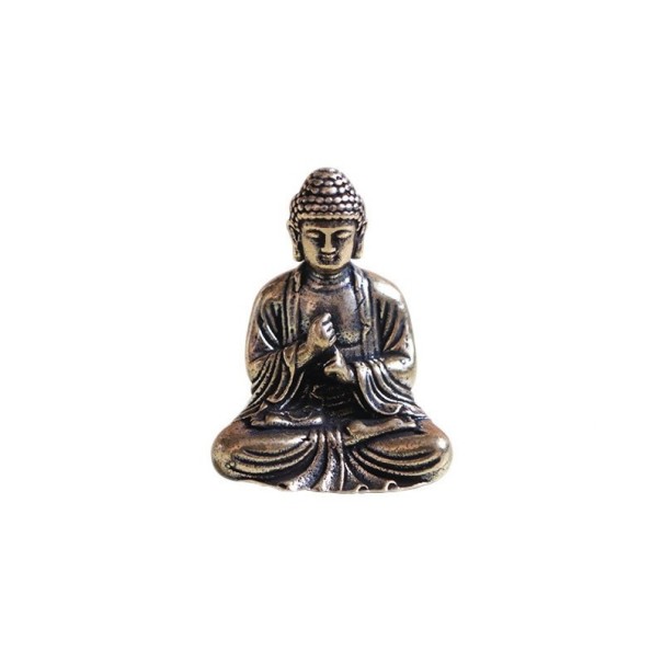 Dekorativ miniature af Buddha bronze