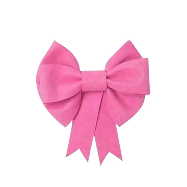 Dekorativ sløjfe af EVA bånd 30 cm Glinsende dekorativ sløjfe til gaver Jule- og bryllupsdekoration Elegant gaveindpakningsdetalje rosa