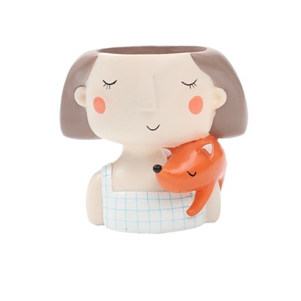 Dekorativ vase formet som en statuette 1