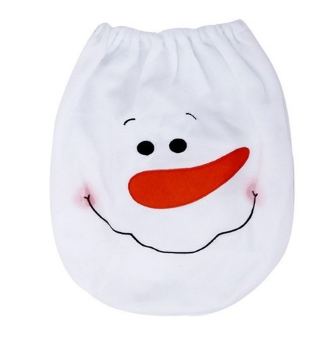 Dekorativer weihnachtlicher Toilettendeckel J558 2