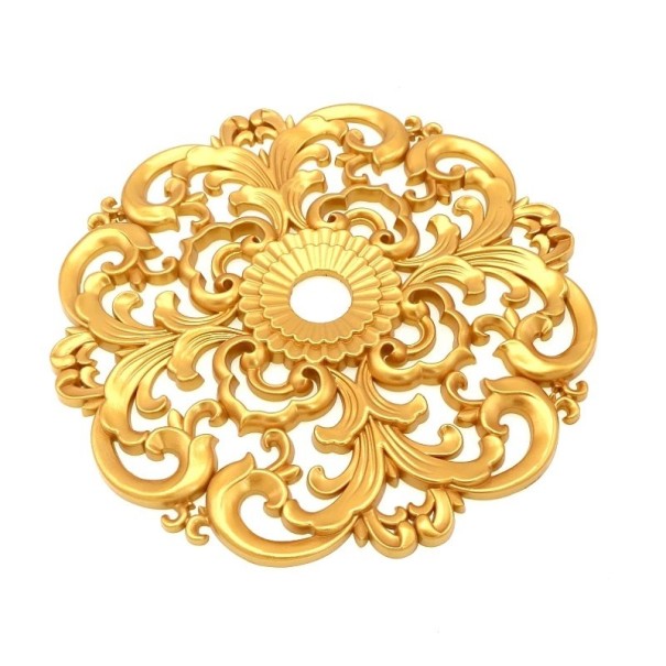 Dekoratives goldenes Ornament 1