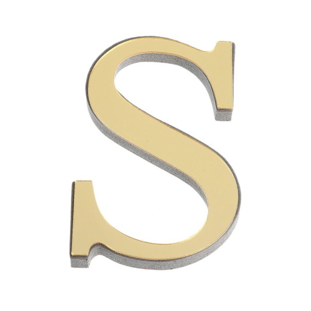 Dekoratívne akrylové písmeno S