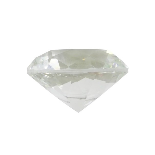 Dekoratívne sklenený diamant 8 cm