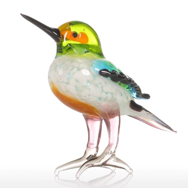 Dekoratívne sklenený vtáčik C572 1