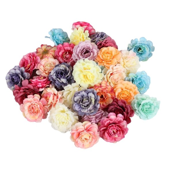 Dekoratívne umelé kvety 10 ks viacfarebná