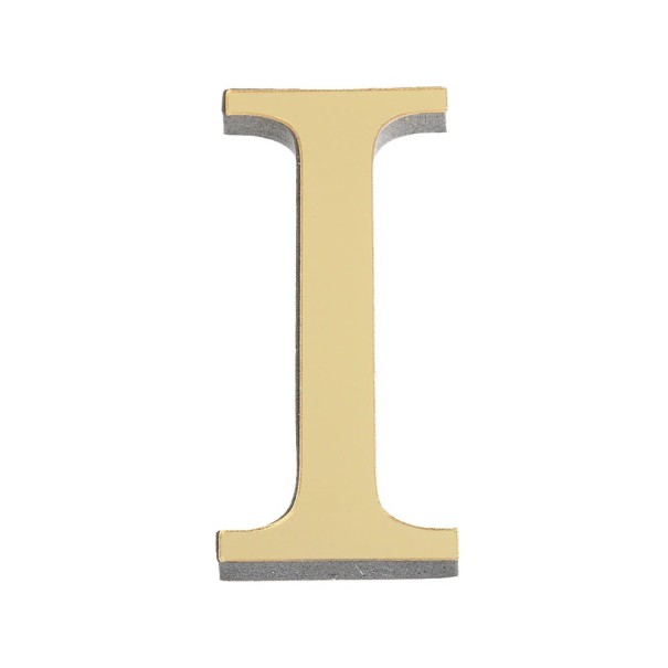 Dekorativní akrylové písmeno I