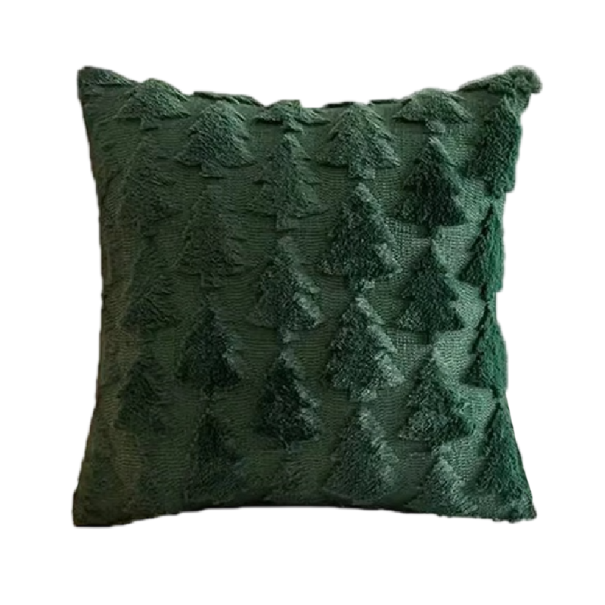 Dekorativt jultäcke för kudde 45 x 45 cm Mjukt täcke med tryck Jultillbehör för soffa, säng och vardagsrum 1