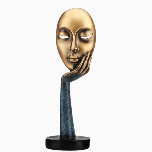 Dekorativt statueansigt L