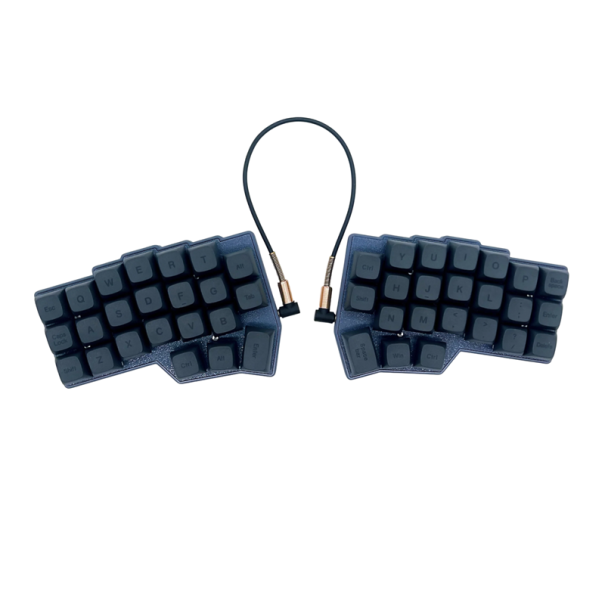 Delad trådad ergonomisk mekanisk tangentbord med RGB-belysning Hållbart spel- och arbetstangentbord för bekväm skrivning och spelande 1