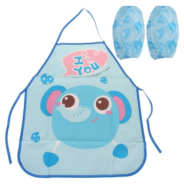 Delantal de cocina infantil con mangas 3