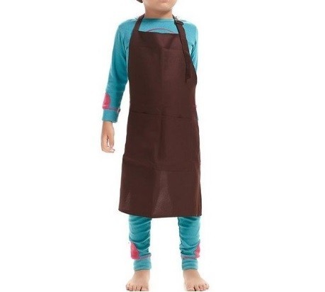 Delantal de cocina para niños J3153 café