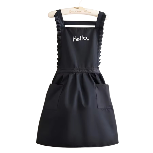 Delantal Impermeable 75 x 84 cm Uniforme de Trabajo para Baristas Restaurante Hotel Jardinería Cocina Cocina Material Resistente Estiloso negro Delantal Impermeable 75 x 84 cm Uniforme de Trabajo para Baristas Restaurante Hotel Jardinería Cocina Cocina Material Resistente Estiloso negro