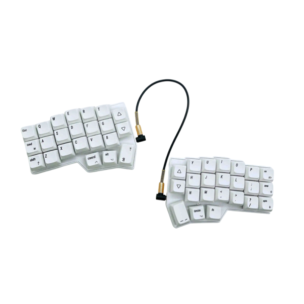 Delená drôtová ergonomická mechanická klávesnica s RGB podsvietením Odolná herná a pracovná klávesnica pre pohodlné písanie aj hranie 3