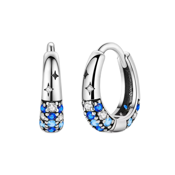 Delicate Ladies' Earrings 925 Silver Original Circular Jewellery for Parties, Weddings, Birthdays and Everyday Wear 1