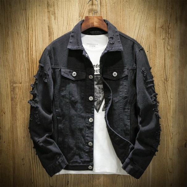 Denimjacka för män S87 svart XS