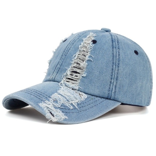 Denimkasket T112 lyseblå