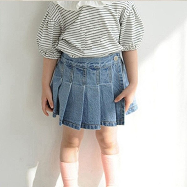 Denimkjol för flickor L1071