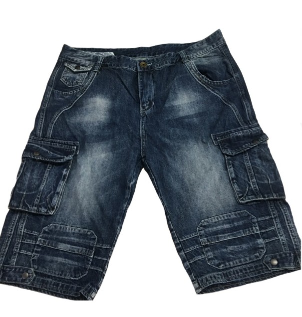 Denimshorts för män A864