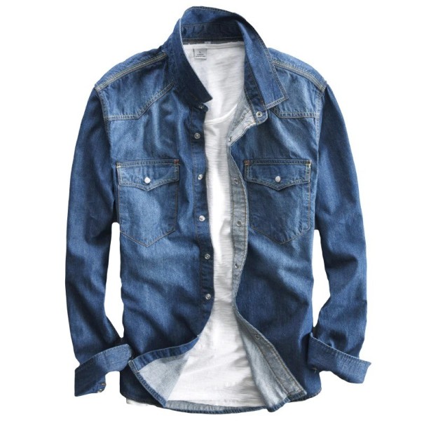 Denimskjorta för män